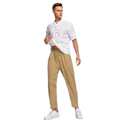Herrenhose elastisch mit Taschen Freizeitbeleidigung