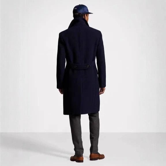 Herren Übercoat Klassisch Eleganter mit Weste