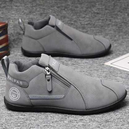 Damen Stiefeletten Bequem Elegante Reißverschluss Schuhe