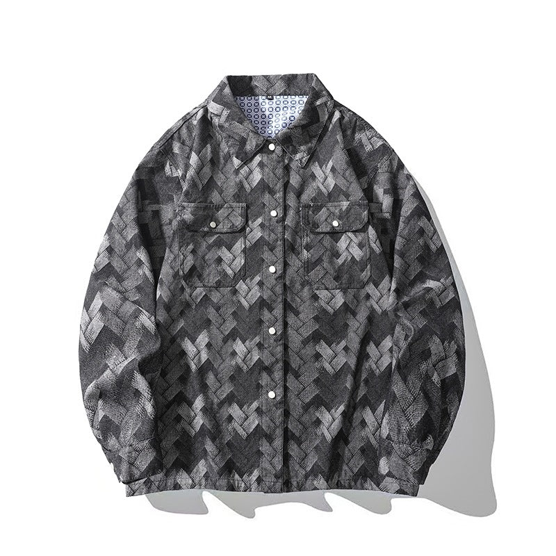 Herren Overshirt Lässig Casual Berlin Style