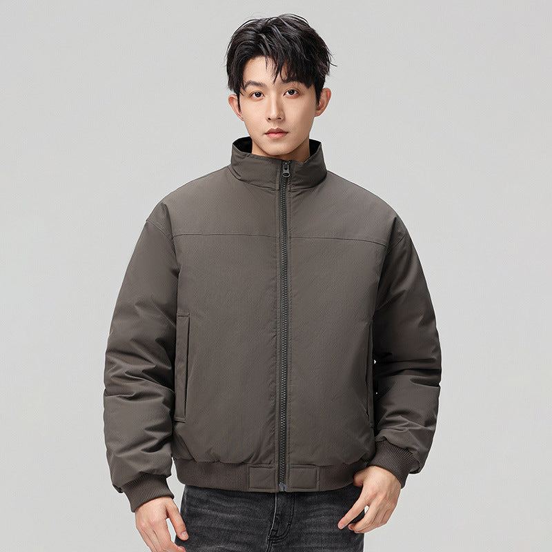 Herren Bomberjacke Modern mit Kragen und Taschen