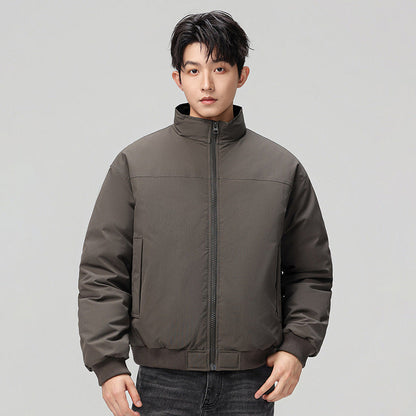 Herren Bomberjacke Modern mit Kragen und Taschen