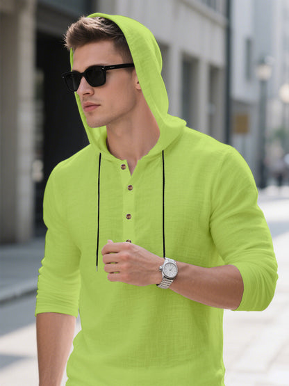 Herren Kapuzenpullover Trendig Grau