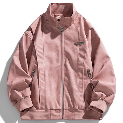 Herren Übergangsjacke Lässig Modern mit Reißverschlusstaschen