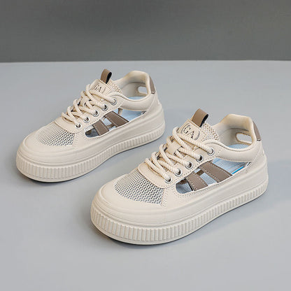 Damen Sneaker Sportlich Luftdurchlässig Komfort Sneaker