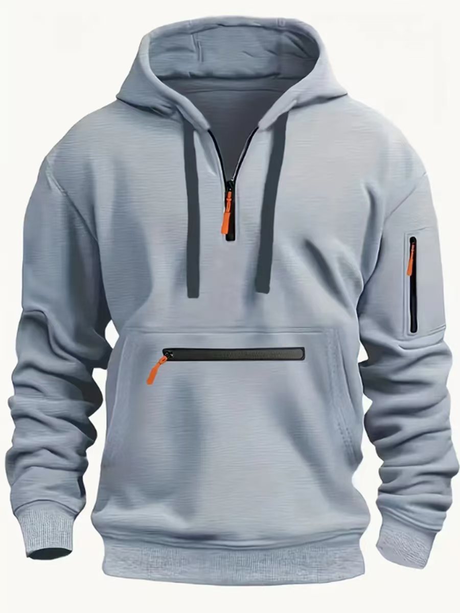 Herren Hoodie Modern mit Reißverschluss und Coolen Designs