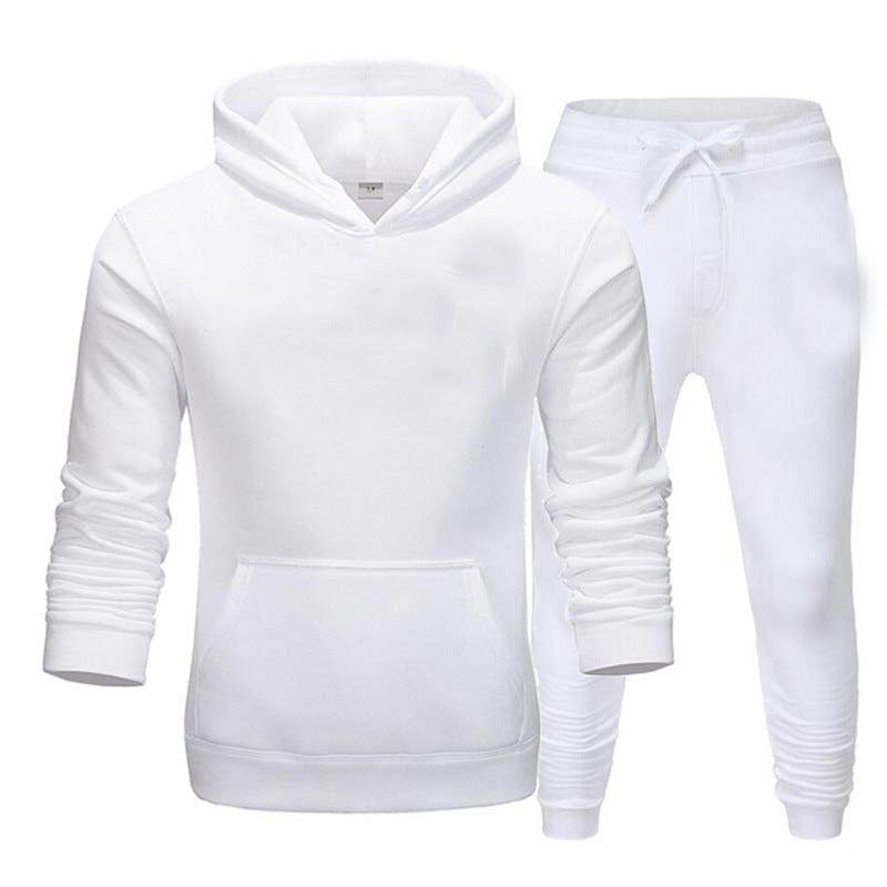 Herren Sportanzug Kapuzenpullover Jogginghose Set Bequem