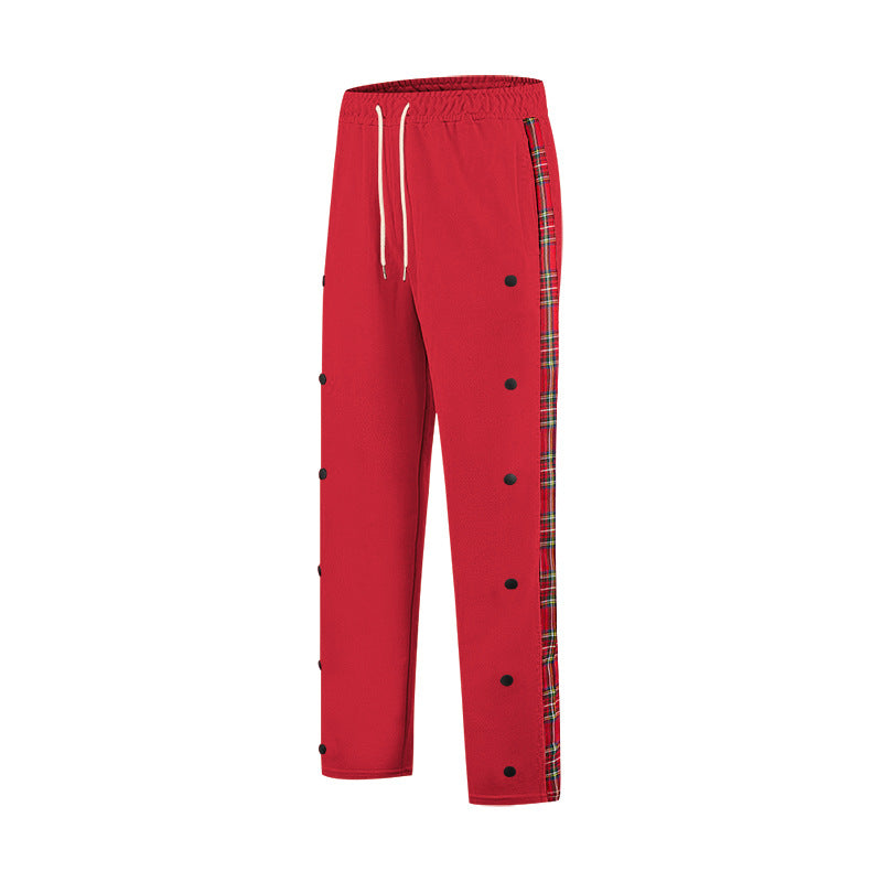 Herren Sportfreizeithose Karomuster Stretch Modern