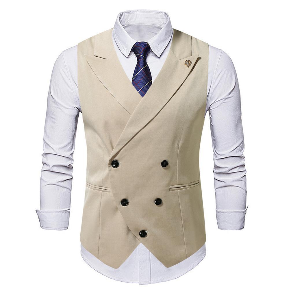 Herren Weste Modern Elegant mit Knopfleiste und Details