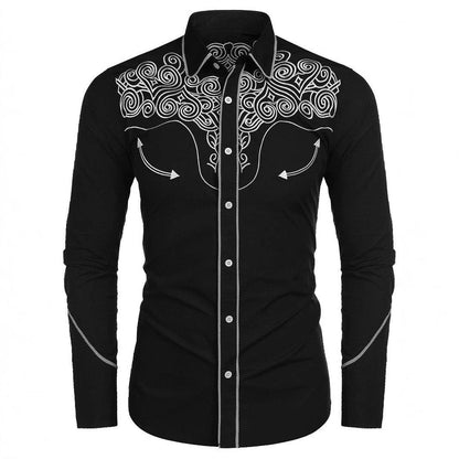 Herren Langarmhemd Grafikdesign Berlin Modern Trendy
