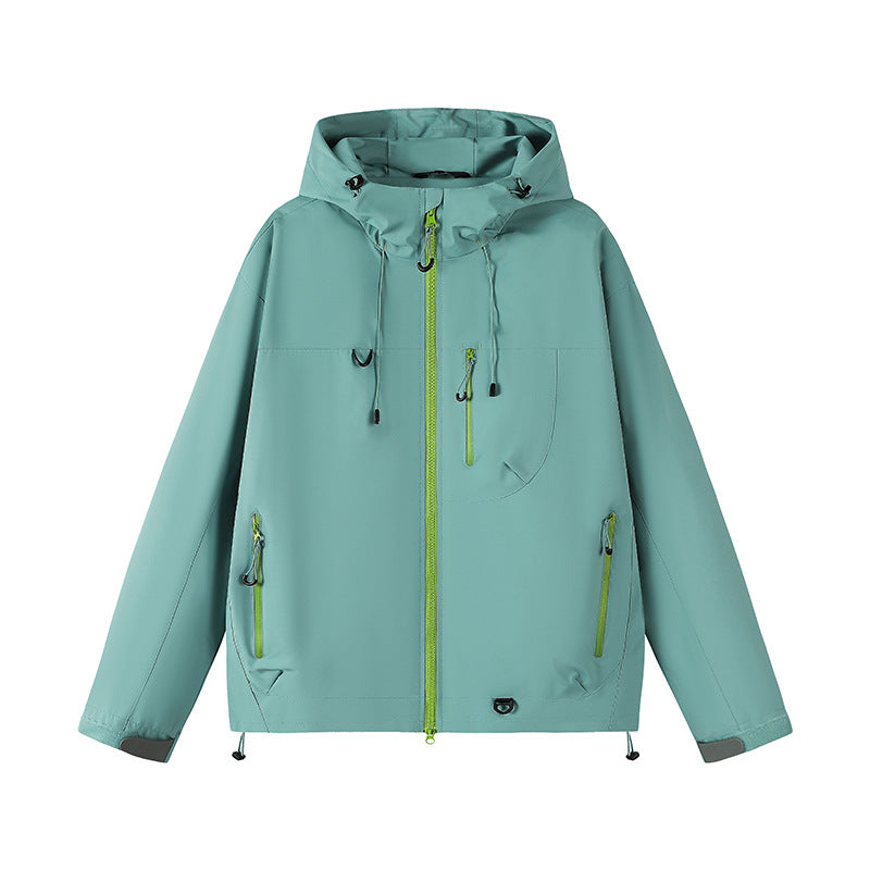 Wasserabweisende Herren Outdoorjacke Funktionell Winddicht
