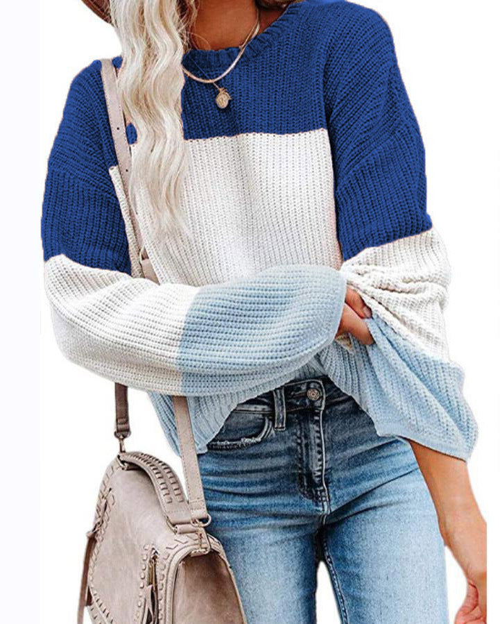 Damen Pullover Lässig Stricken Casual
