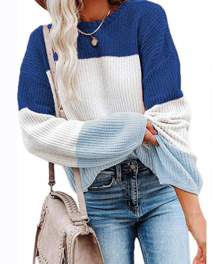 Damen Pullover Lässig Stricken Casual