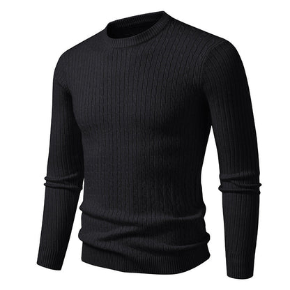 Herren Strickpullover Modern Fein Zopfmuster Trendy