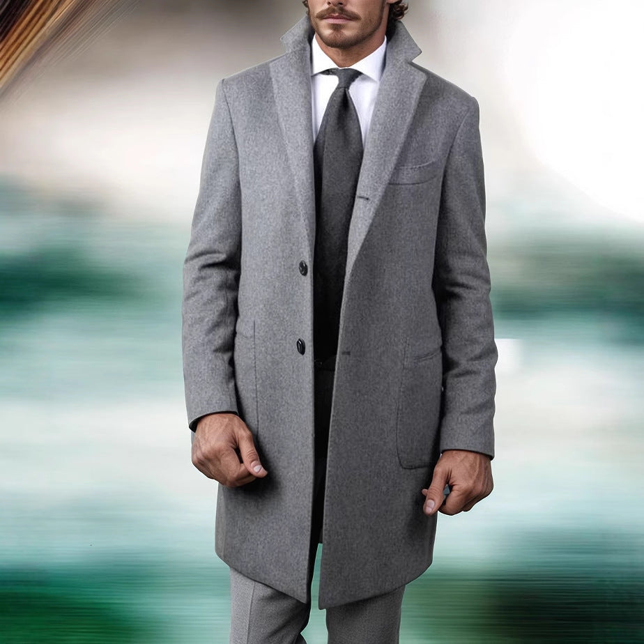 Herren Mantel Slim Fit Modern Elegant - BerlinGlamour