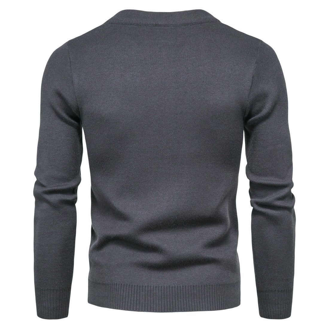 Herren Strickjacke Modern mit Zipper und Hochkragen