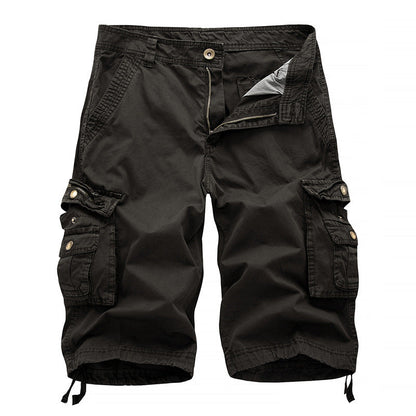 Herren Cargoshorts Elastisch Mit Vielen Taschen
