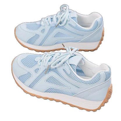 Damen Laufschuhe Sportlich Mesh Atmungsaktiv mit Rutschfester Sohle
