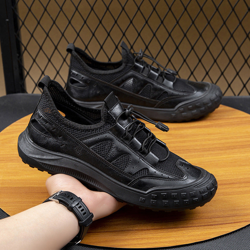 Herren Sneaker Sport Freizeitschuhe mit Schnürsystem Modern - BerlinGlamour