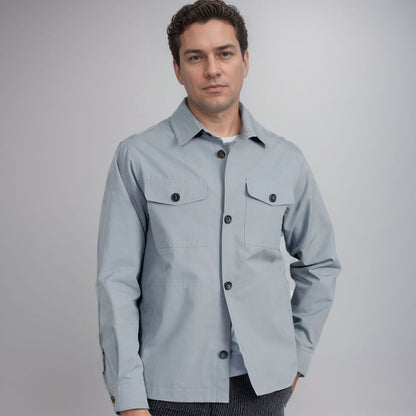 Herren Jacke Leicht Modern Chorejacke Mit Taschen - BerlinGlamour