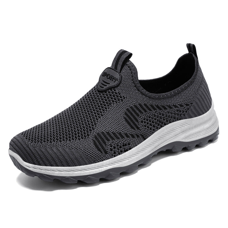 Damen Sportschuhe Bequem Atmungsaktiv Mesh Slip-On Sneaker
