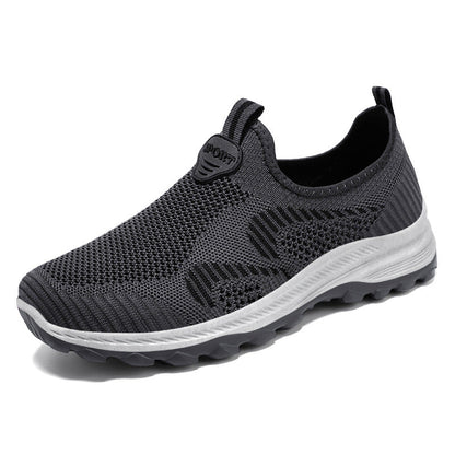 Damen Sportschuhe Bequem Atmungsaktiv Mesh Slip-On Sneaker