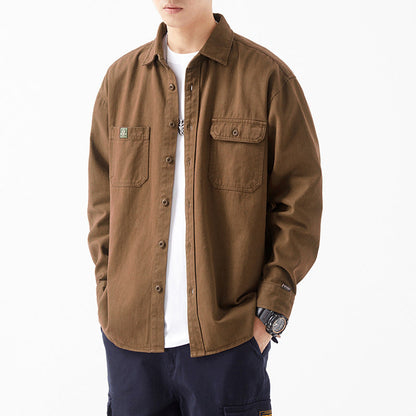 Herren Hemd Utility Style Baumwolle Robust Modern