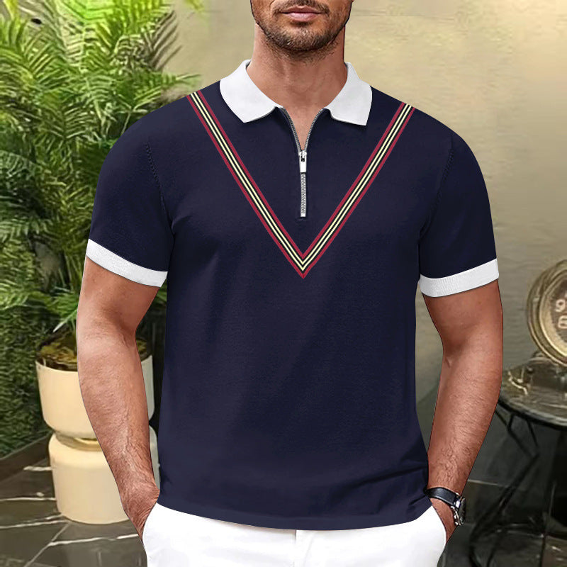 Herren Polohemd Kurzarm Modern Farben
