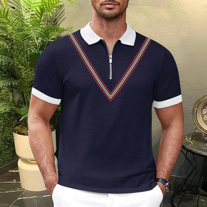 Herren Polohemd Kurzarm Modern Farben