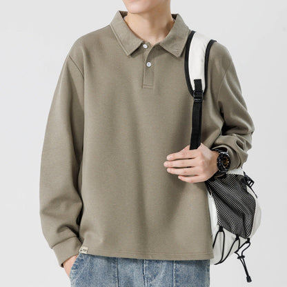 Herren Poloshirt Langarm Trägerfreundlich Modern