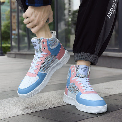 Damen Sneaker High-Top atmungsaktiv Mesh Weich