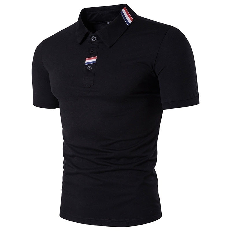 Herren Poloshirt Elegantes Design mit Knopfkragen Modern
