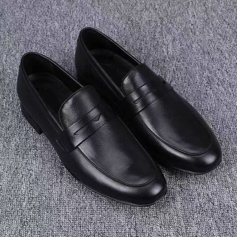 Damen Leder Mokassins Elegante Bequame Schuhe