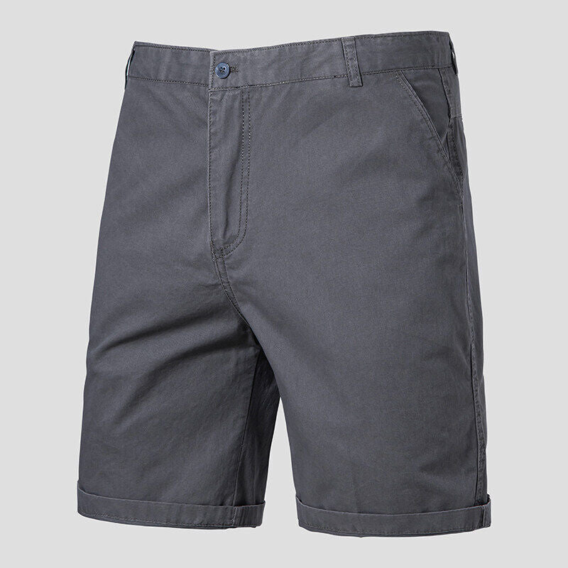 Herren Shorts Baumwoll-Mix mit Taschen Bequem Freizeit