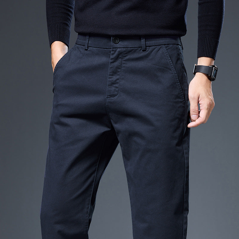 Herren Chino-Hose Bequem Mit Seitentaschen