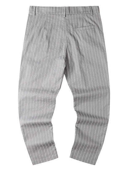 Herren Jeans Slim Fit Streifenmuster Modern Elegant
