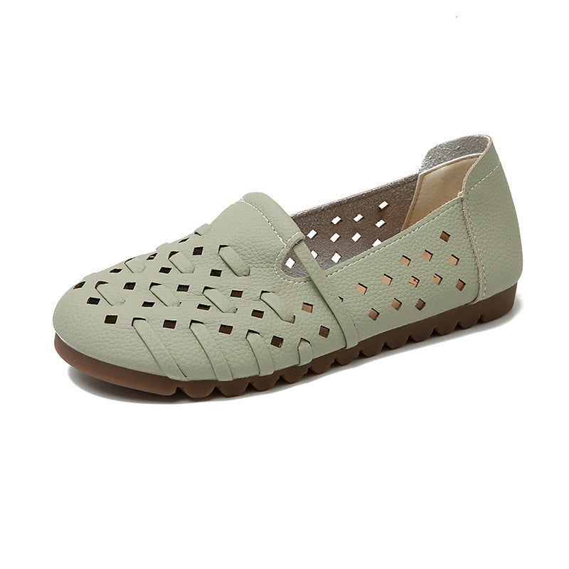 Damen Slipper Atmungsaktiv Komfortabel Cut-Out Design