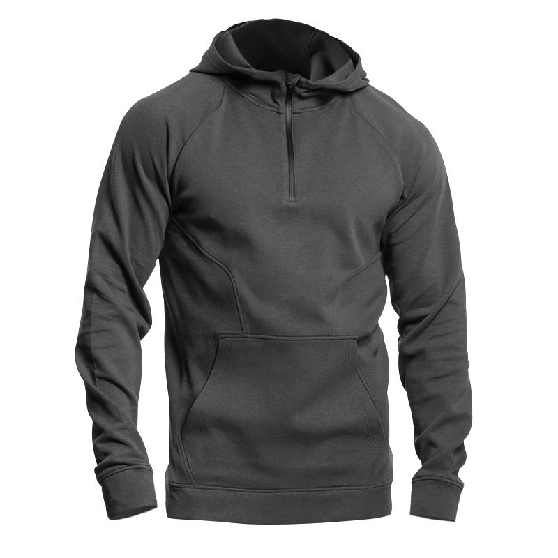 Herren Sportpullover Funktionell Mit Kängurutasche