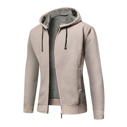 Herren Winterjacke Kapuzenjacke Gefüttert Warm