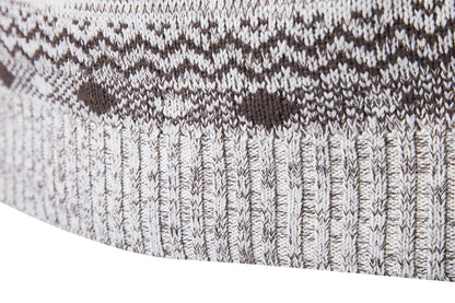 Herren Strickpullover Norwegermuster Modern Warm