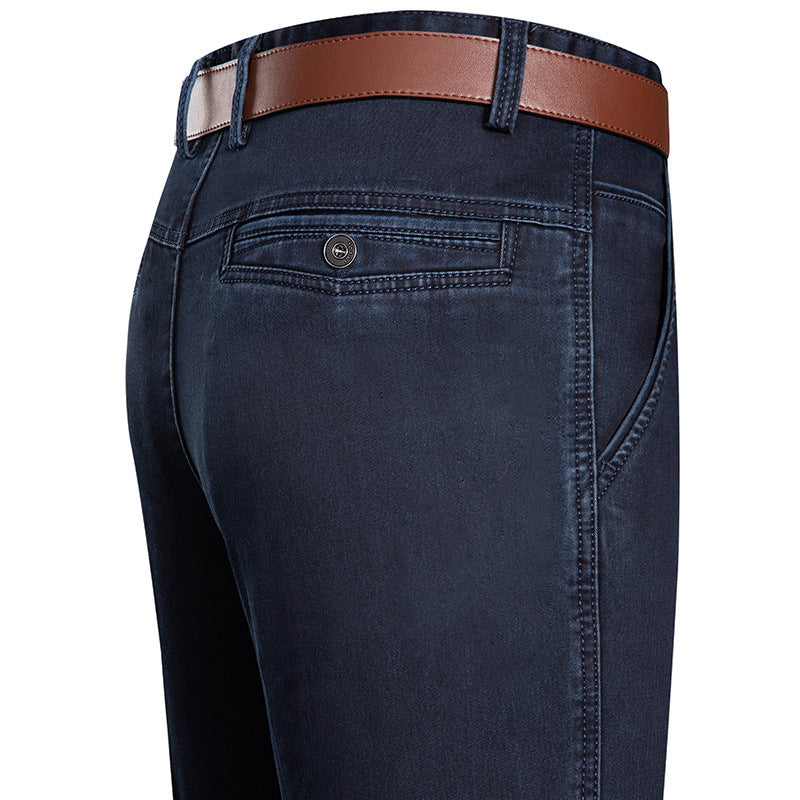 Herren Jeans Slim Fit Dark Wash Modern
