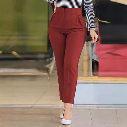 Elegante Damen High-Waist Jeans Hose