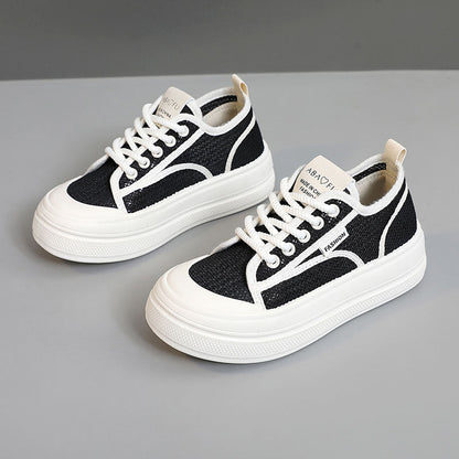 Damen Sneaker Strukturiert Komfortabel Laufsohle