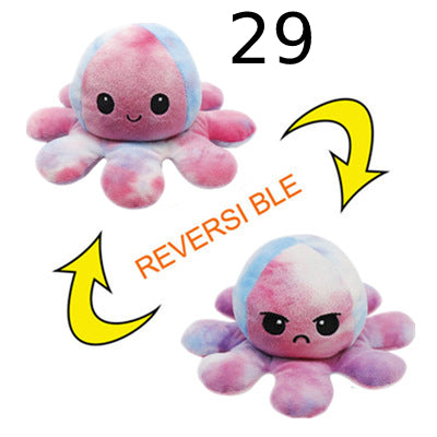 Reversibler Plüsch Octopus Kuscheltier Einzigartig