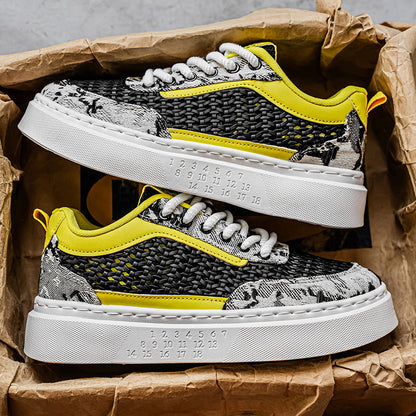 Damen Sneaker Plateau atmungsaktiv Komfort Schuhe