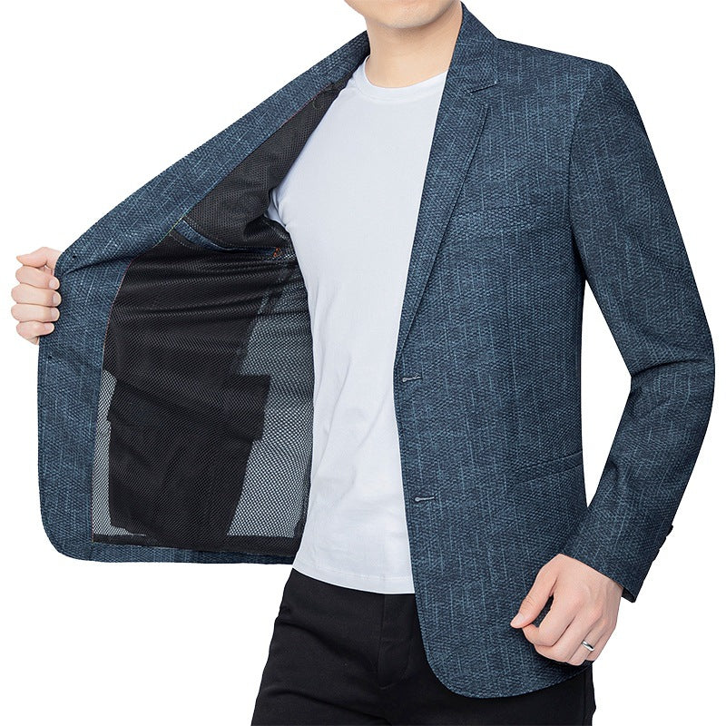 Herren Blazer Jacke Modern Slimfit Taschen - BerlinGlamour
