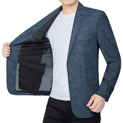 Herren Blazer Jacke Modern Slimfit Taschen - BerlinGlamour