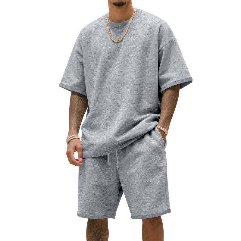 Herren Sport-Set Trainingsoberteil und Shorts bequem