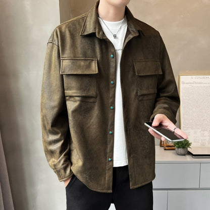 Herren Overshirt Casual Modern Berlin Stil