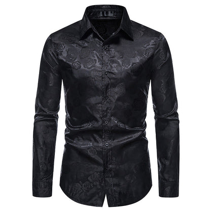 Herren Hemd Floral Elegant Glanz Berlin